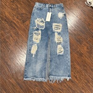 NWT Denim skirt
